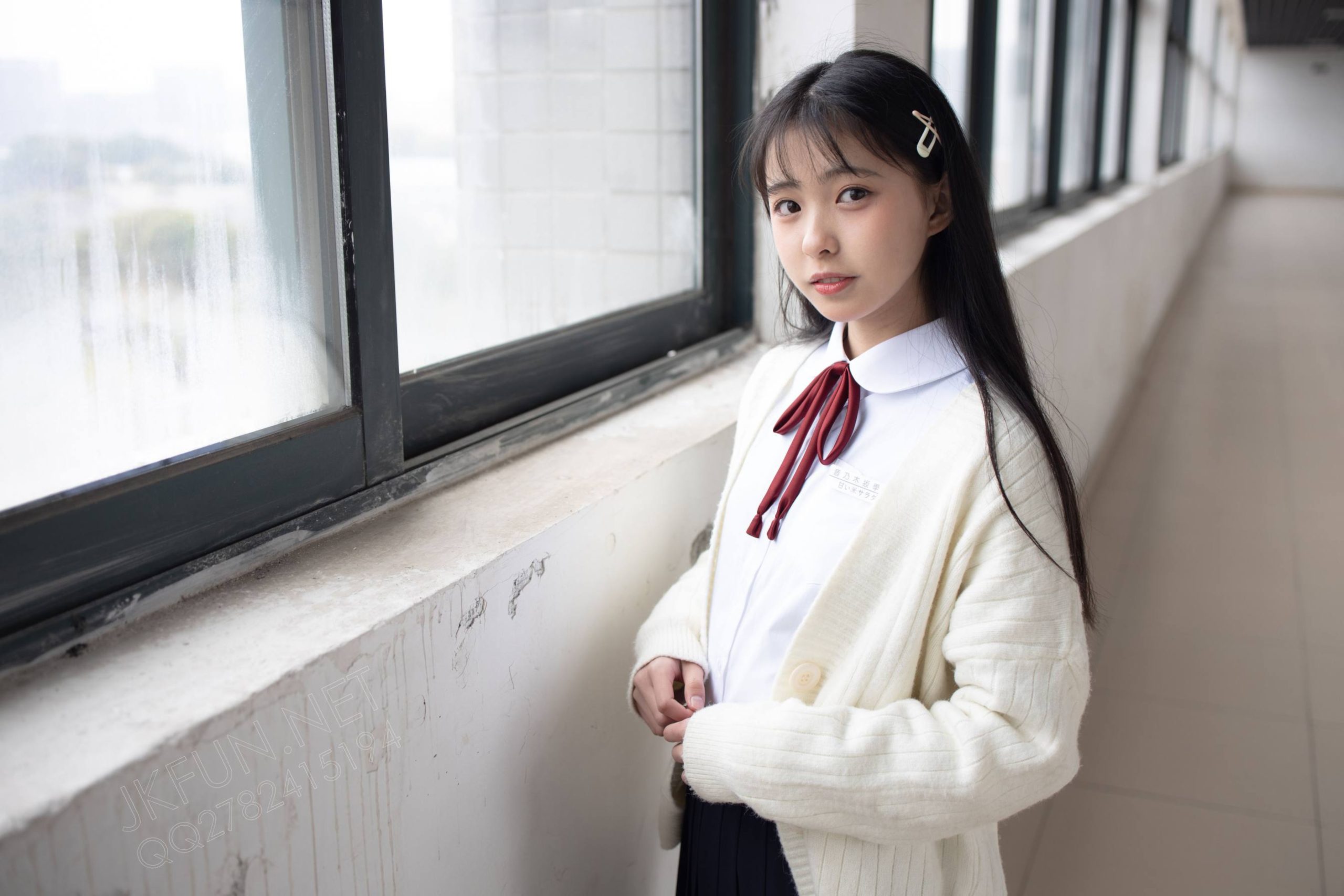 图片[2]-甜美可人的白丝姑娘【127P】20011-巴卡街拍