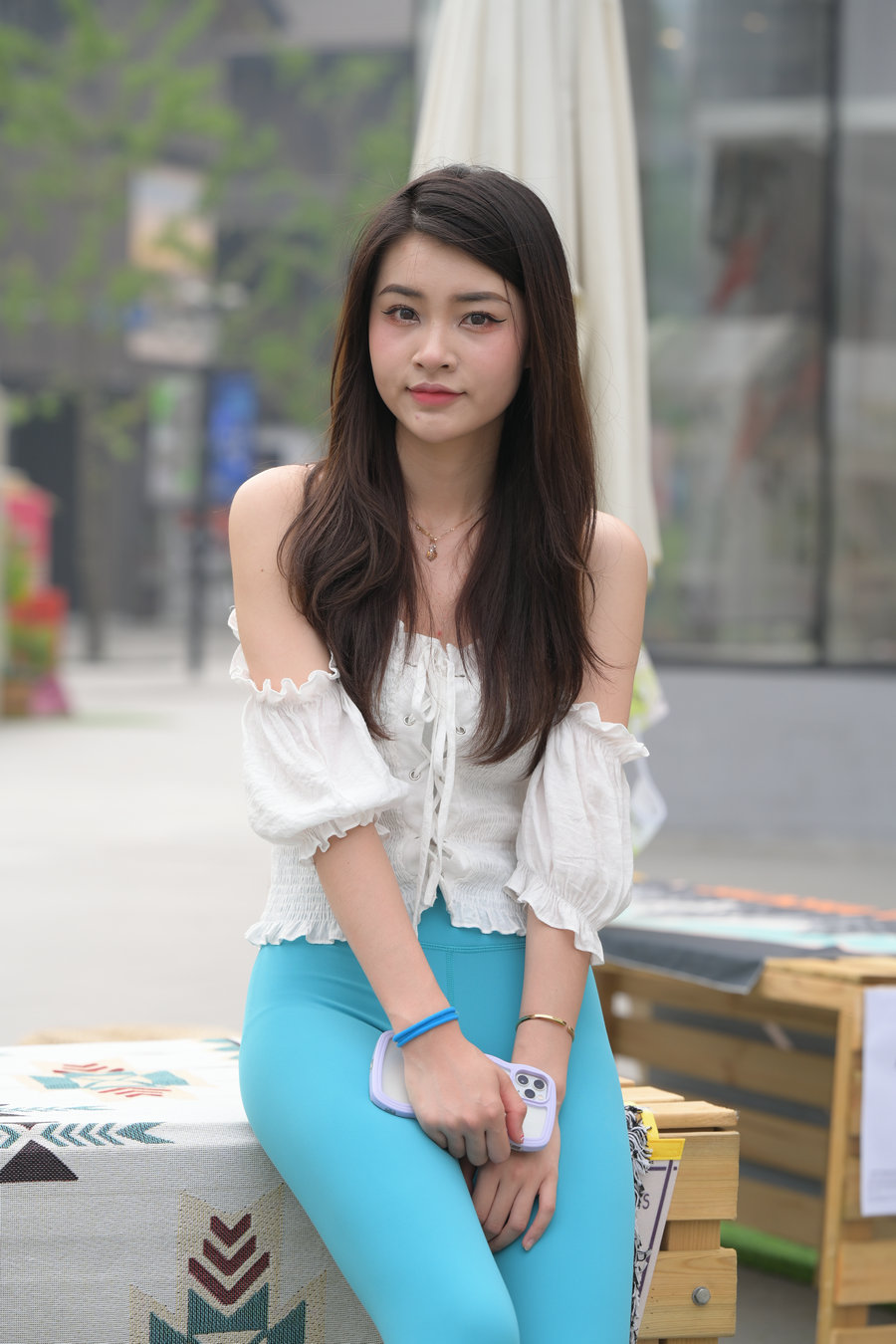 图片[2]-蓝色瑜伽裤漂亮女孩 J3299 769P-12.9GB-巴卡街拍