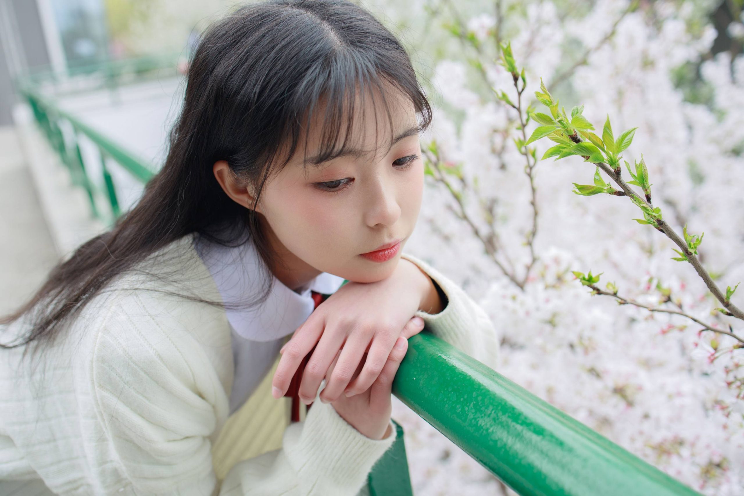 图片[6]-甜美可人的白丝姑娘【127P】20011-巴卡街拍