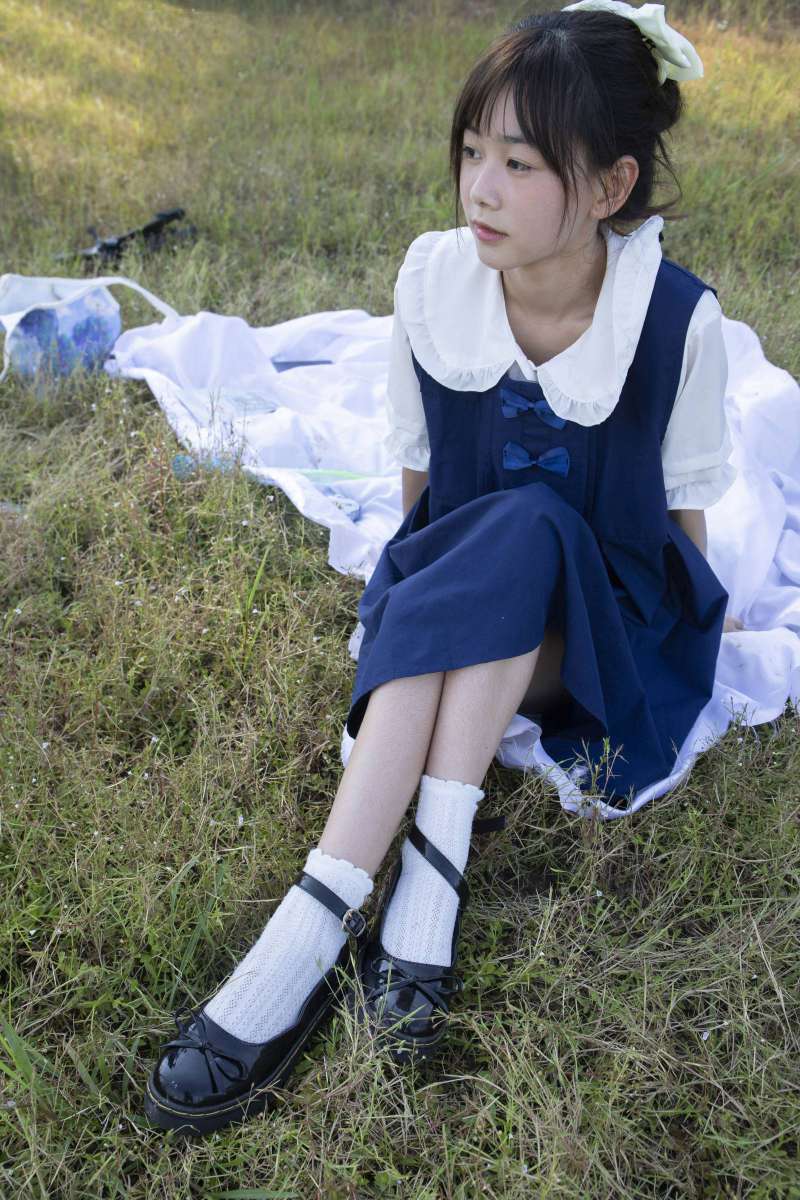 图片[6]-非常甜美的牛仔裙女孩【226P】20021-巴卡街拍