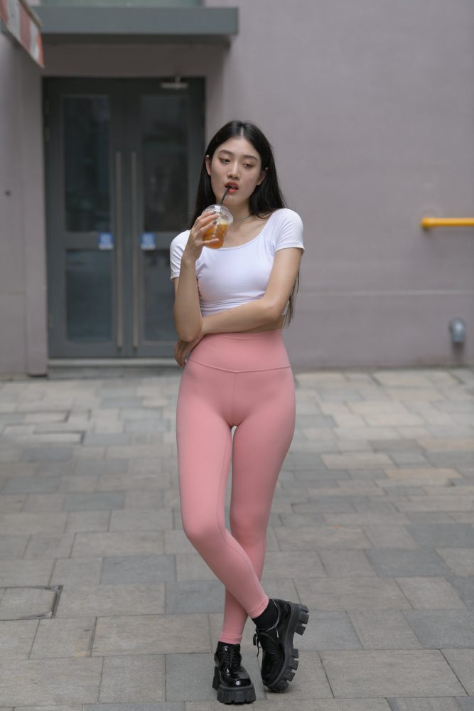 图片[4]-粉红色 瑜伽裤可爱女孩J2203 449P19V-19.1GB-巴卡街拍