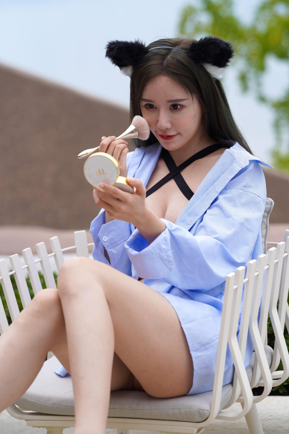 图片[5]-可爱的猫耳朵比基尼美少女【394P】00043-巴卡街拍