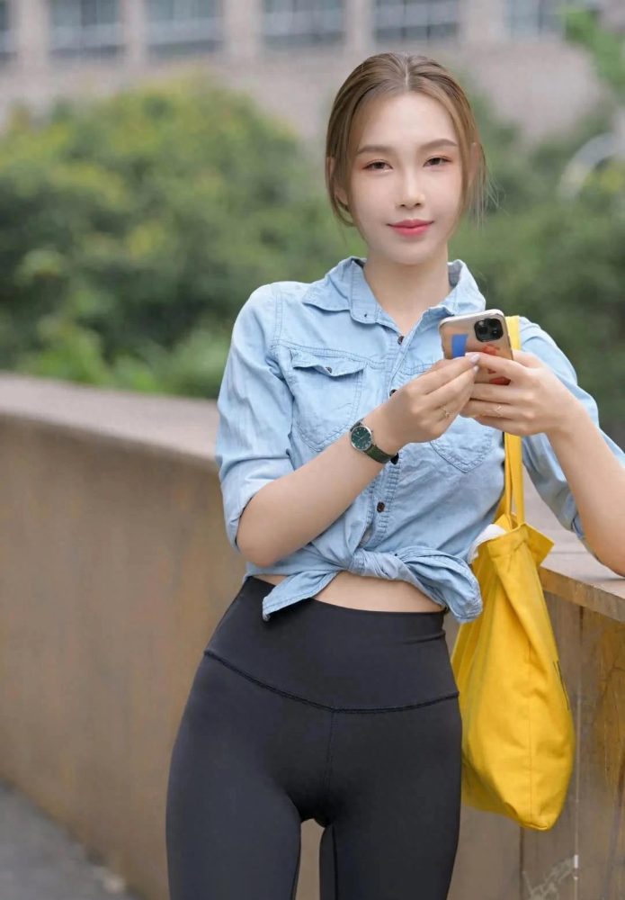 图片[4]-非常漂亮的瑜伽裤女孩J1990 733P1V-27.9GB-巴卡街拍