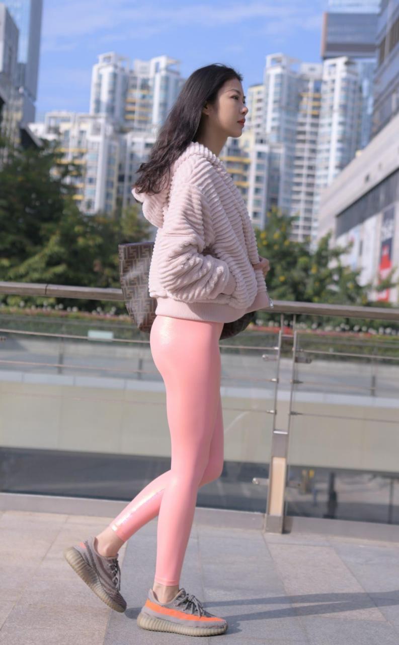 图片[3]-粉红色紧身裤的女孩 J1482 365P2V-18.1GB-巴卡街拍