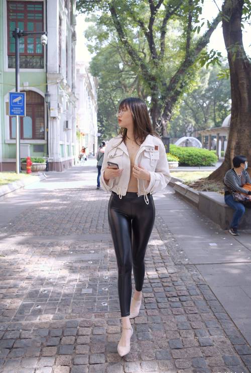 图片[3]-戴眼镜的皮裤女孩 J1473 1046P2V-35.5GB-巴卡街拍