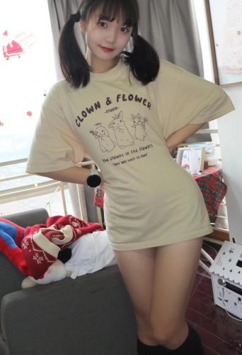 图片[10]-网格丝袜的清纯双马尾小姑娘-巴卡街拍
