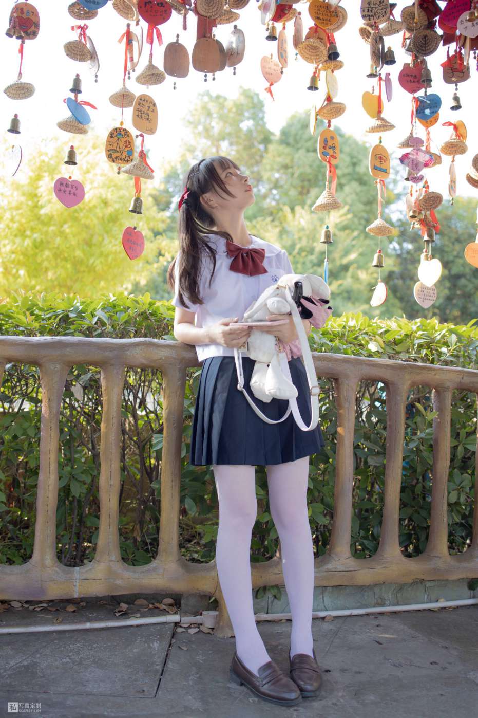 图片[5]-眼神好清澈的双马尾白丝女孩【75P】20019-巴卡街拍